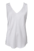 Mabel Double V-Neck Top | Off White