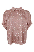 Mabel Shirt Blouse | Nougat Dot