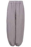 Manon Balloon Pant 41284 | Coffee | Black Colour