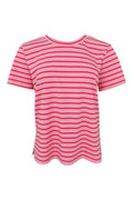 Maylee Ss Tee | Rose Red | Bluse fra Black Colour – nedsat