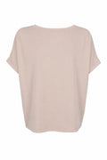May Loose Blouse | Sand | Bluse fra Black Colour