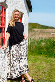 May Loose Blouse | Black | Bluse fra Black Colour