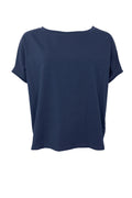 May Loose Blouse | Navy | Bluse fra Black Colour