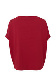 May Loose Blouse | Plum | Bluse fra Black Colour