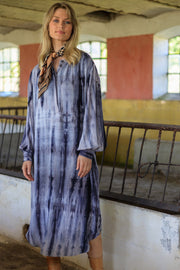 Meera Tie Dye Dress 40536 | Grey | Kjole fra Black Colour