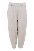 Milano Barrel Pant | Kit Stripe | Bukser fra Black Colour