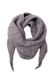 Mille Knitted Mini Scarf 3608 | Lt. Grey | Tørklæde fra Black Colour