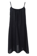Minna Short Strap Dress | Black