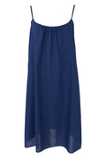 Minna Short Strap Dress | Navy