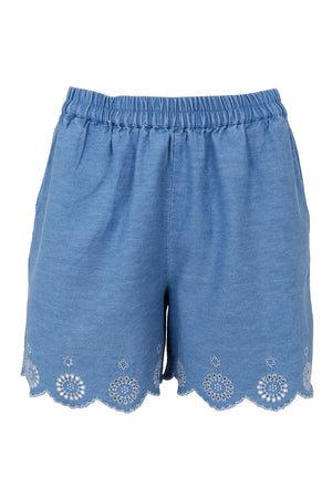 Minnie Denim Shorts | Lt. Denim | Shorts fra Black Colour