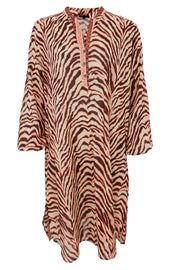Mira Tunic Dress | Vivid Pink | Kjole fra Black Colour