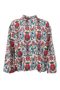 Panama Shirt | Botanic Red | Bluse fra Black Colour – nedsat