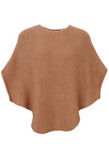 Pella Boucle Poncho | Latte | Tørklæde fra Black Colour – nedsat