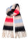 Portobello Scarf | Red/Ice Blue Mix | Tørklæde fra Black Colour