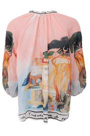 Riviera Blouse | Rose | Bluse fra Black Colour