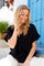 Samos Blouse | Coffee | Bluse fra Black Colour