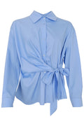 Silje Shirt 41227 | Light Blue | Black Colour