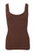 Vibs Rib Tank Top | Espresso | Top fra Black Colour