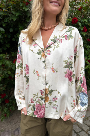 Zalina Shirt Blouse | Creme