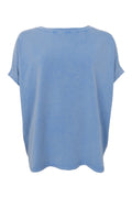 Zelda Vintage Tee | Lt. Blue | Bluse fra Black Colour