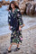 Zennia Flower Dress | Black Flower | Kjoler fra Black Colour