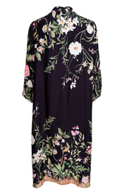 Zennia Flower Dress | Black Flower | Kjoler fra Black Colour