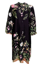 Zennia Flower Dress | Black Flower | Kjoler fra Black Colour