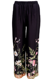 Zennia Pant | Black Flower | Bukser fra Black Colour