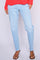 Elly Gallon Jeans  Ankle | Light Blue | Jeans fra Mos Mosh