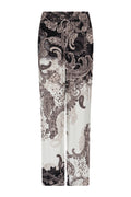 Bali Long Wide Leg | Washed Black w. Print | Bukser fra Gustav