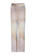 Bali Long Wide Leg | Beige w. Light Blue | Bukser fra Gustav