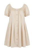 Bardot Short Dress | Beige – nedsat
