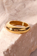 Klobiger Charm-Ring | Vergoldet | Ruf des Vogelgesangs