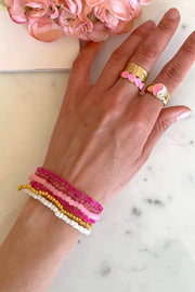 Yin Yang Ring | Pastel Pink | Ring fra Birdsong