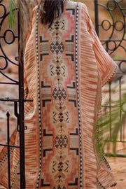 Kailani | Orange Print | Kimono fra Statebird
