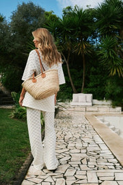Sette Crochet Blouse | Off White | Strik fra Neo Noir