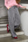 Verona Barrel Baggy Pant | Grey | Bukser fra Black Colour