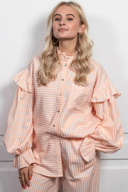 Sea Breeze Shirt |  Nude | Skjorte fra Stories from the atelier
