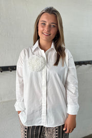 Rosette Ls Shirt | Offwhite | Skjorte fra Liberté