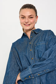 Lisea Shirt 205483 | Medium Blue Denim | Skjorte fra Freequent