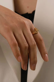 Hammered Wave Ring | Ring fra Birdsong