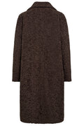 Addy FF Long Teddy Coat | Brun | Frakke fra French Laundry