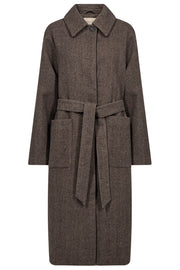Kermit Wool Coat | Brun | Frakke fra French Laundry