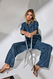 Dean Denim Wide Pant 31468 | Denim blue | Jeans fra Co'couture