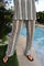 Croc Pants | Black Creme Stripe