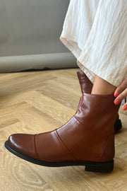 Stephanie Boot |  Cognac | Støvler fra Copenhagen Shoes