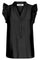 Callum Frill Top | Black | T-Shirt fra Co'couture
