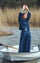 Lisea Skirt 211396 | Dark Blue Denim | Nederdel fra Freequent