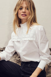 Co Crisp Braid Shirt 35592 | White | Skjorte fra Co'couture