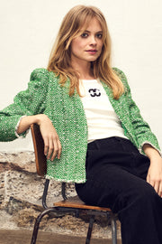 Alvie Boucle jacket 30124 | Green | Blazer fra Co'couture